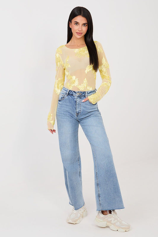   Bluzka Model IT-BZ-22125.60 Light Yellow - Italy Moda 