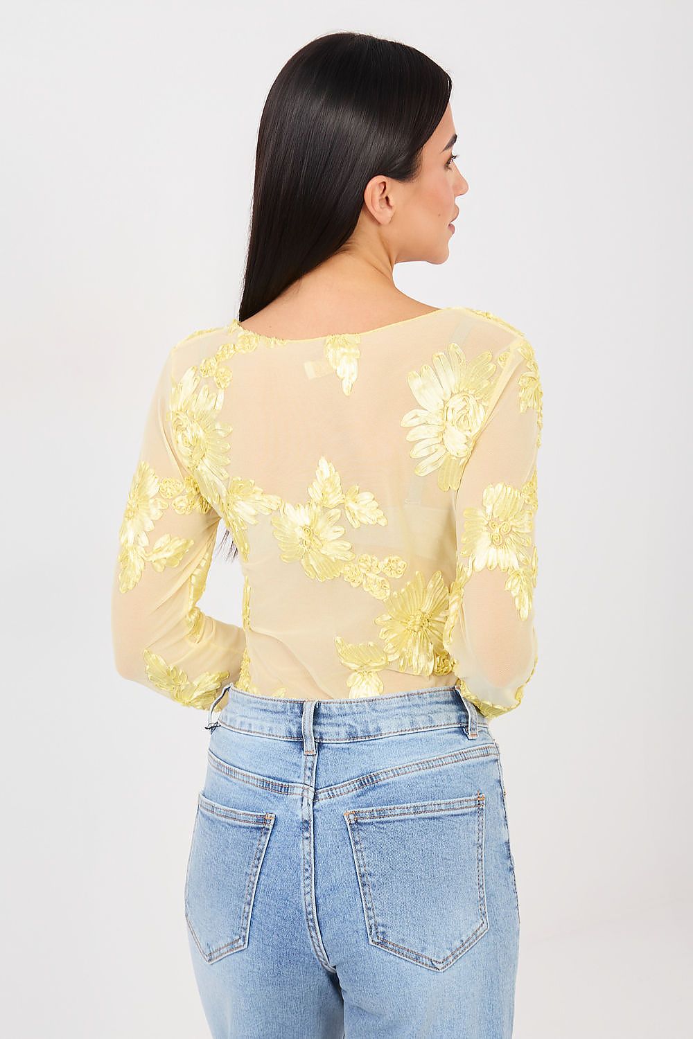   Bluzka Model IT-BZ-22125.60 Light Yellow - Italy Moda 
