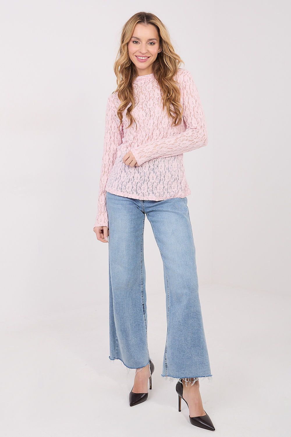   Bluzka Model IT-BZ-9962.98 Light Pink - Italy Moda 