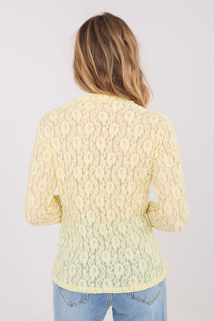   Bluzka Model IT-BZ-9962.98 Light Yellow - Italy Moda 