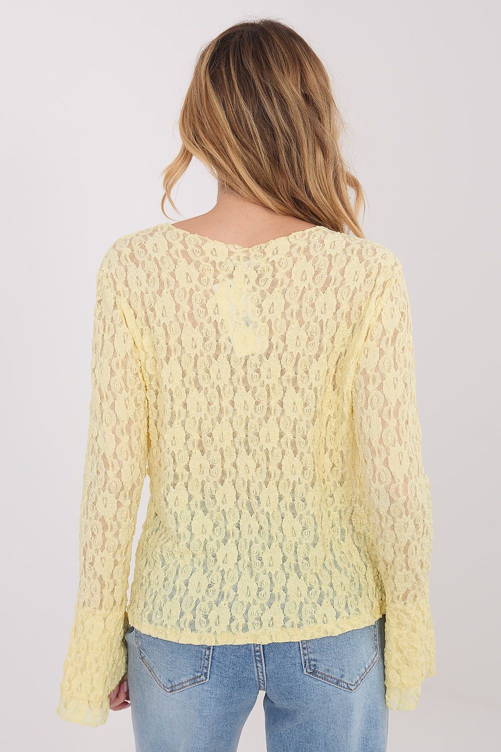   Bluzka Model IT-BZ-9970.97 Light Yellow - Italy Moda 