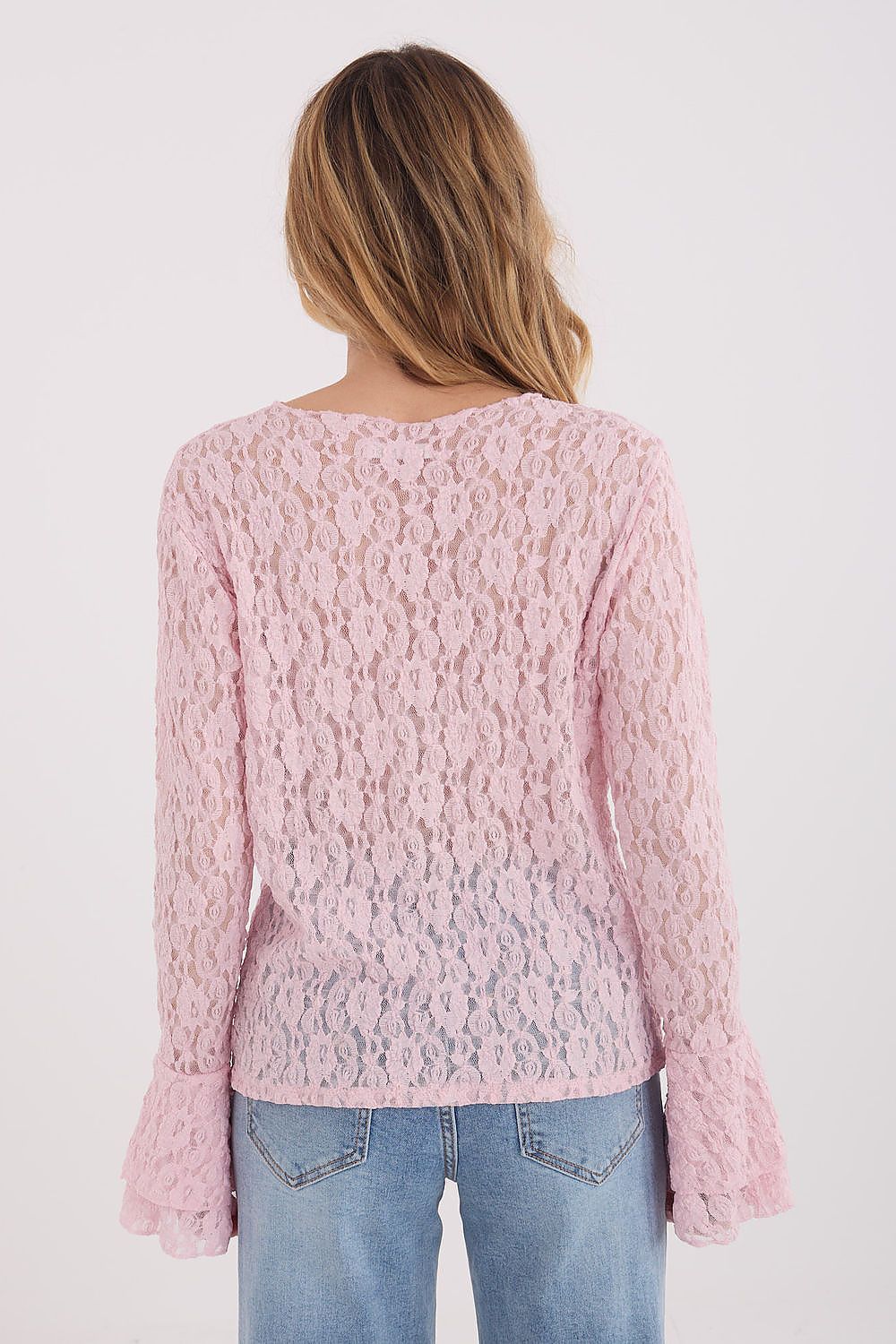   Bluzka Model IT-BZ-9970.97 Light Pink - Italy Moda 