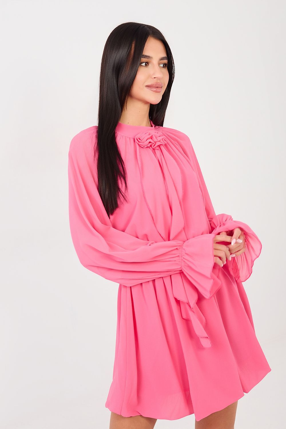   Sukienka Model MI-SK-A1554.67 Dark Pink - Rue Paris 