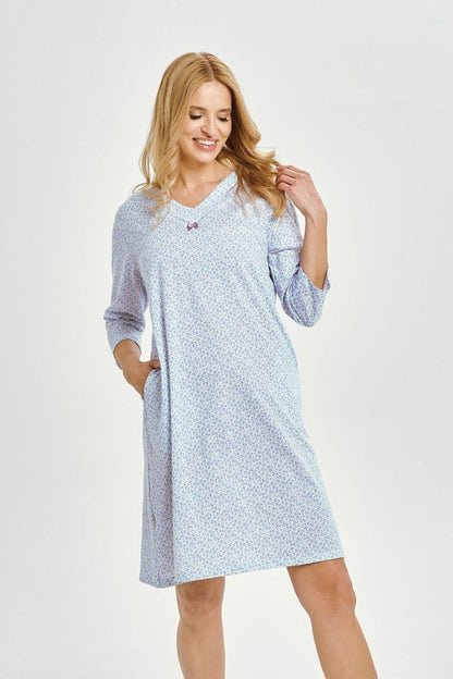  Koszulka nocna Koszula Nocna Model Deborah 3449 Blue - Taro 
