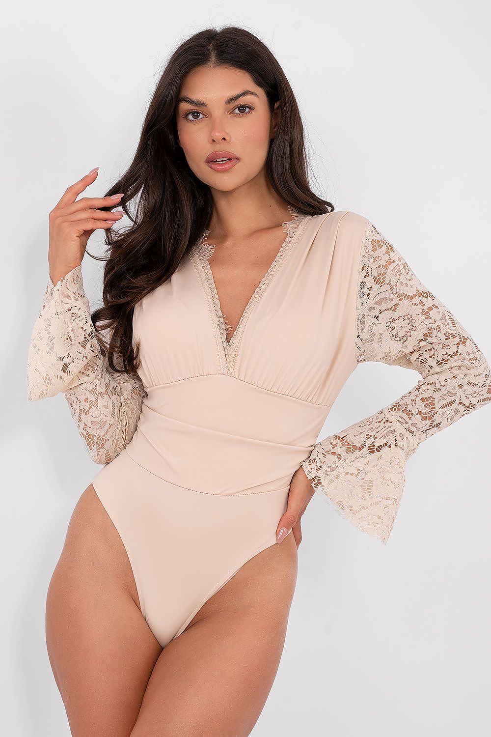   Body Model IT-BO-22160.01 Beige - Italy Moda 