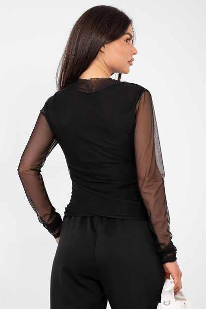   Bluzka Model IT-BZ-21830.04 Black - Italy Moda 