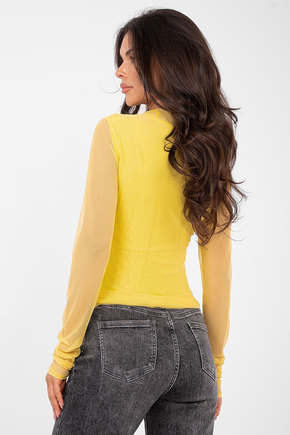   Bluzka Model IT-BZ-21830.04 Yellow - Italy Moda 