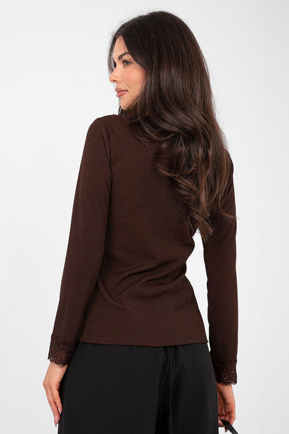   Bluzka Model IT-BZ-22081.28 Dark Brown - Italy Moda 