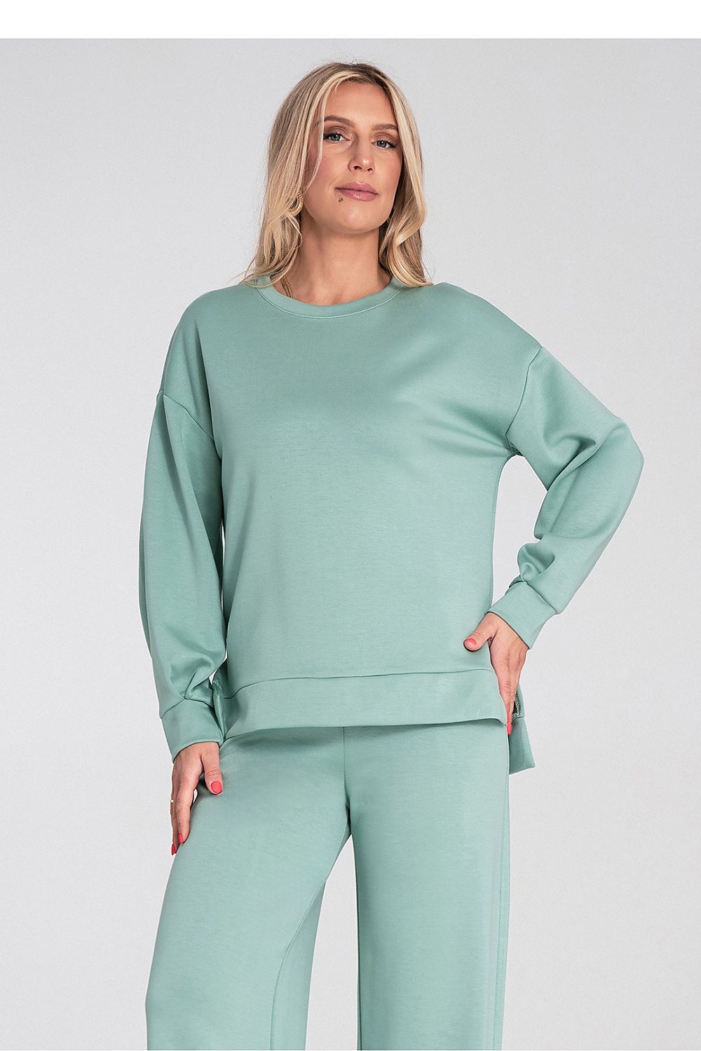   Bluza Damska Model M1203 Mint - Figl 