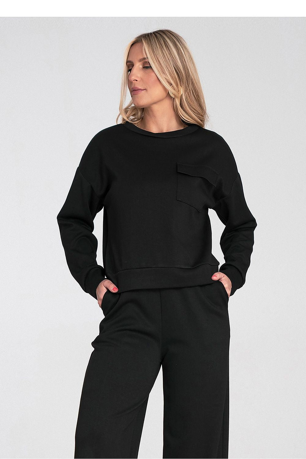   Bluza Damska Model M1202 Black - Figl 
