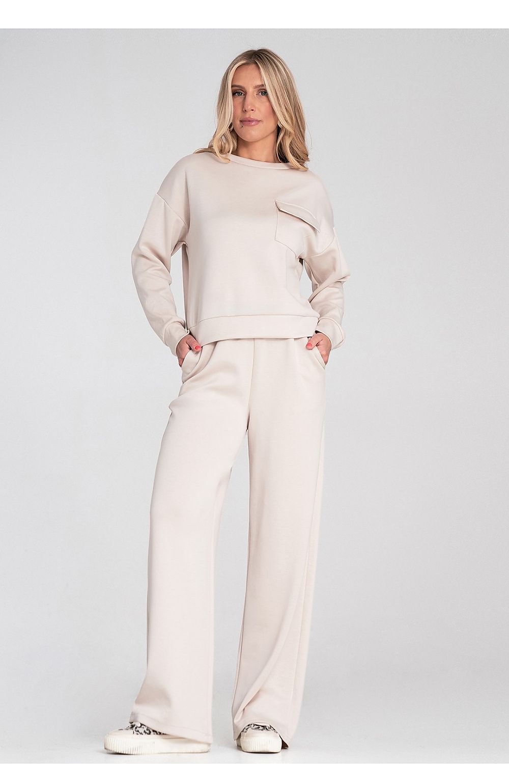   Bluza Damska Model M1202 Beige - Figl 