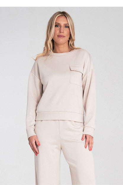   Bluza Damska Model M1202 Beige - Figl 