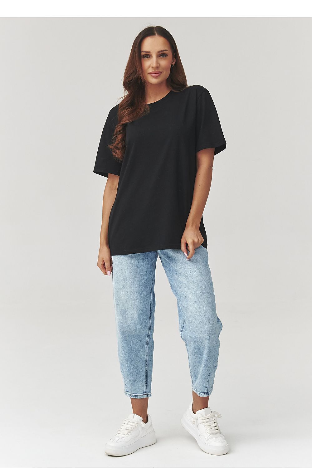   Tshirt Damski Model C41 Black - Makadamia 