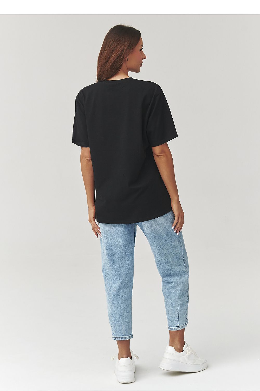   Tshirt Damski Model C41 Black - Makadamia 