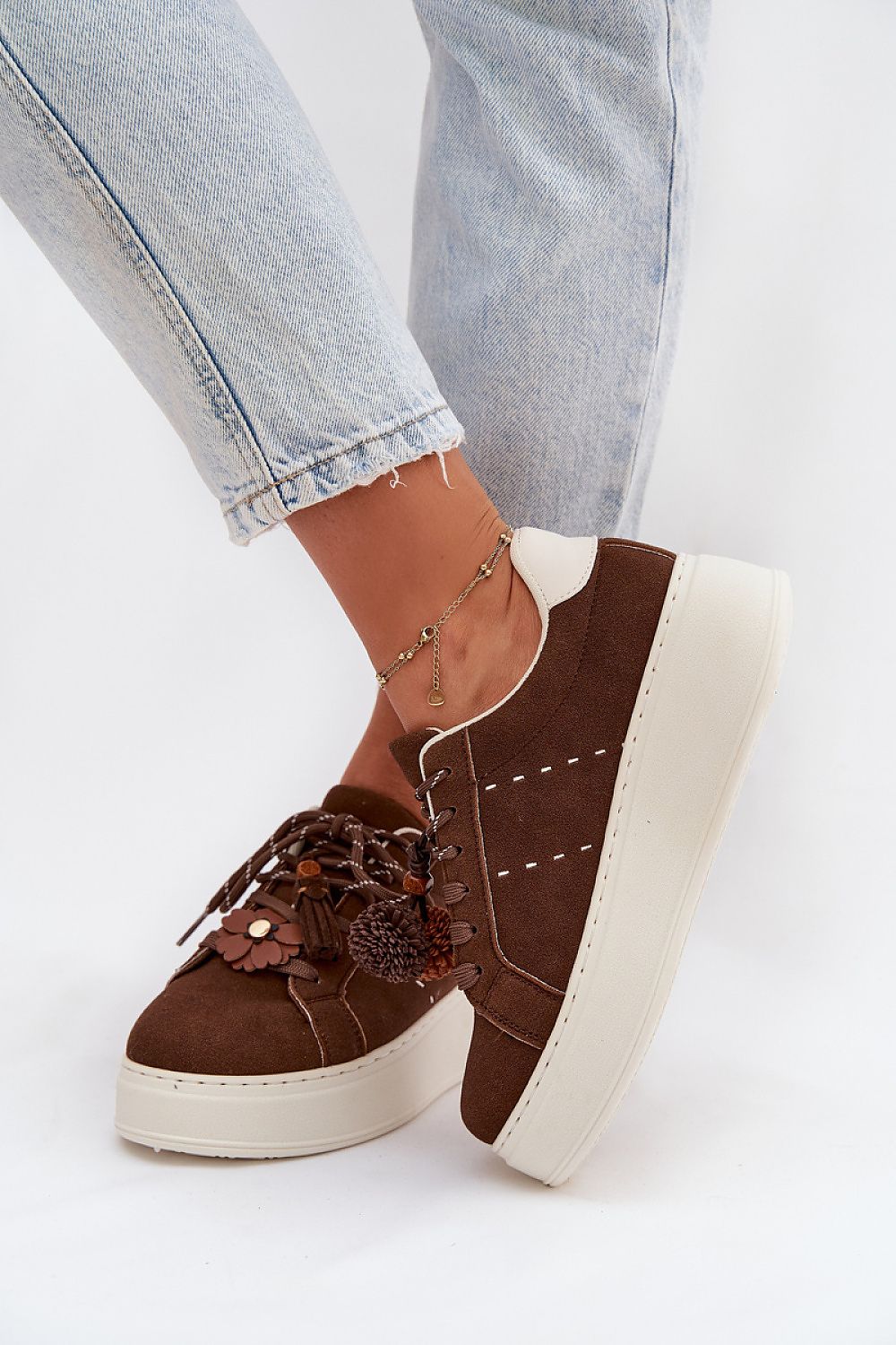   Buty Sportowe Model Corinna D-123 CZekolada - Step in style 