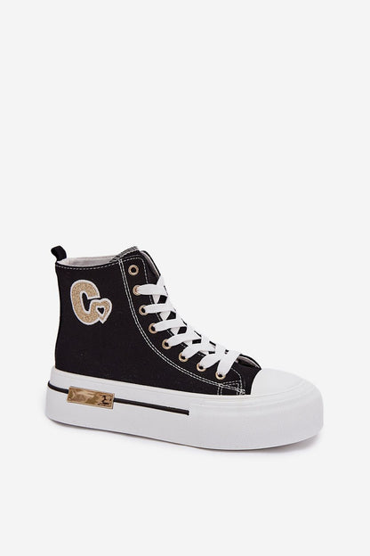   Trampki Model Meloria A88-211 Black - Step in style 
