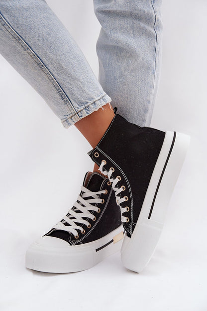   Trampki Model Meloria A88-211 Black - Step in style 