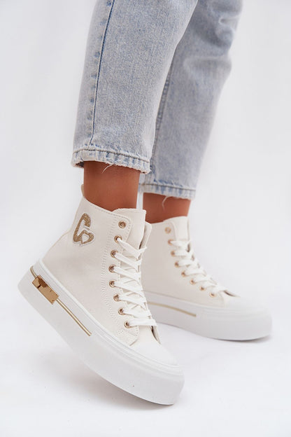   Trampki Model Meloria A88-211 White - Step in style 