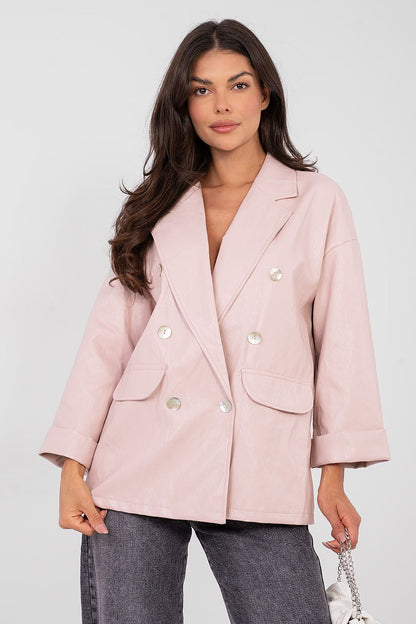   Marynarka Model IT-MA-FL10061.51 Light Pink - Rue Paris 