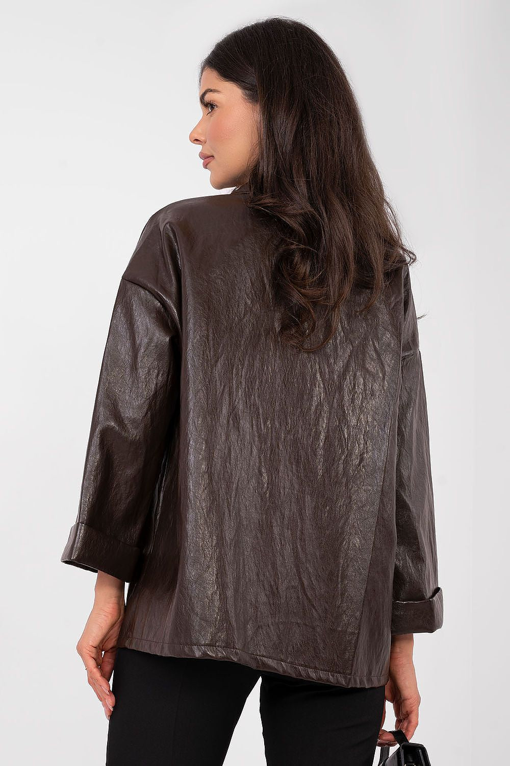   Marynarka Model IT-MA-FL10061.51 Dark Brown - Rue Paris 