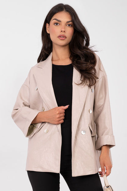   Marynarka Model IT-MA-FL10061.51 Beige - Rue Paris 