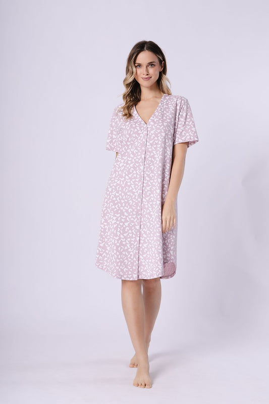  Koszulka nocna Koszula Nocna Model Sisi 1710 Beige - M-Max 