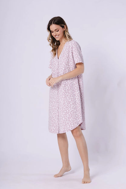  Koszulka nocna Koszula Nocna Model Sisi 1710 Beige - M-Max 
