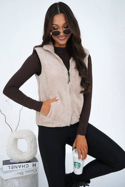   Kamizelka Model CS-KZ-BT1031.00 Light Beige - Factory Price 