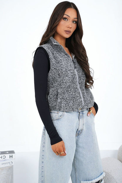   Kamizelka Model CS-KZ-BT1031.00 Dark Grey - Factory Price 