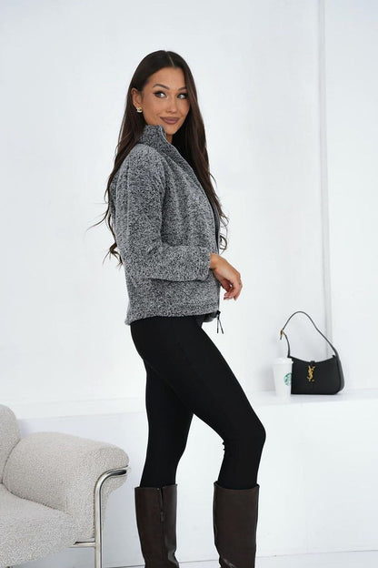   Bluza Damska Model CS-BL-BT1033.09 Dark Grey - Factory Price 