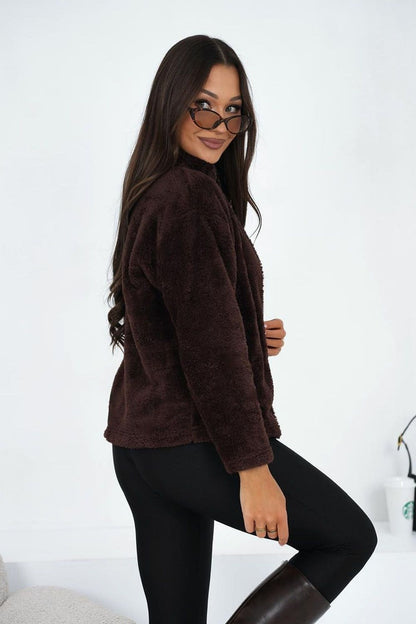  Bluza Damska Model CS-BL-BT1033.04 Dark Brown - Factory Price 
