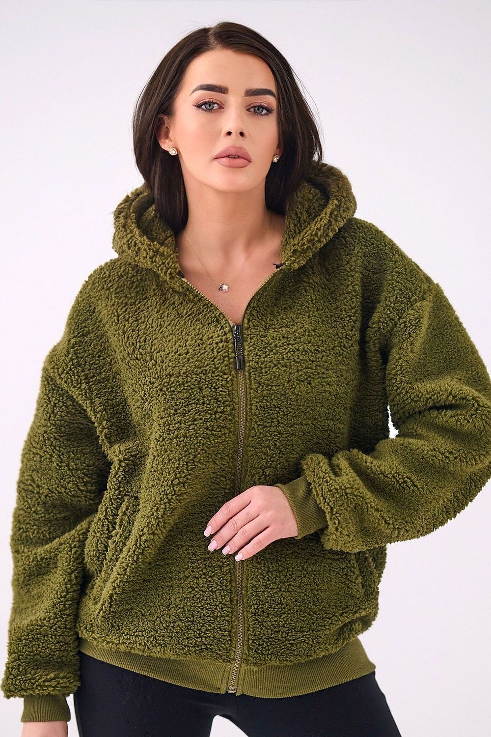   Bluza Damska Model CS-BL-BT1032.98P Khaki - Factory Price 