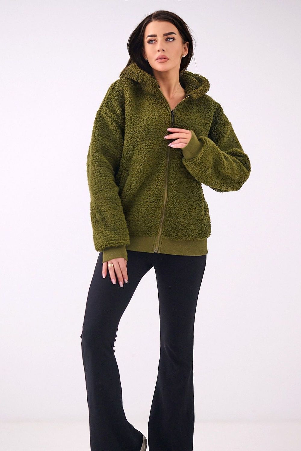   Bluza Damska Model CS-BL-BT1032.98P Khaki - Factory Price 
