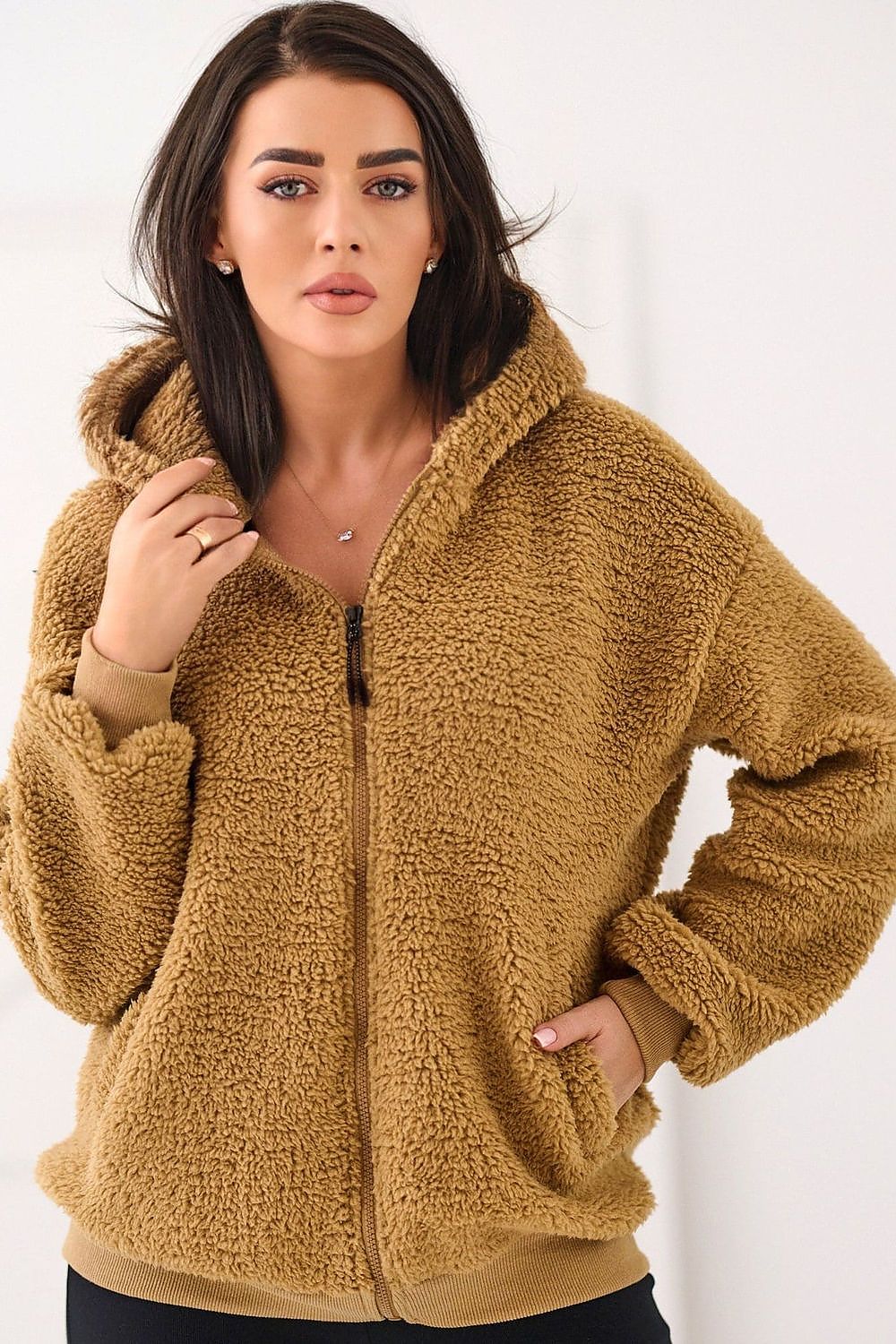   Bluza Damska Model CS-BL-BT1032.98P Camel - Factory Price 