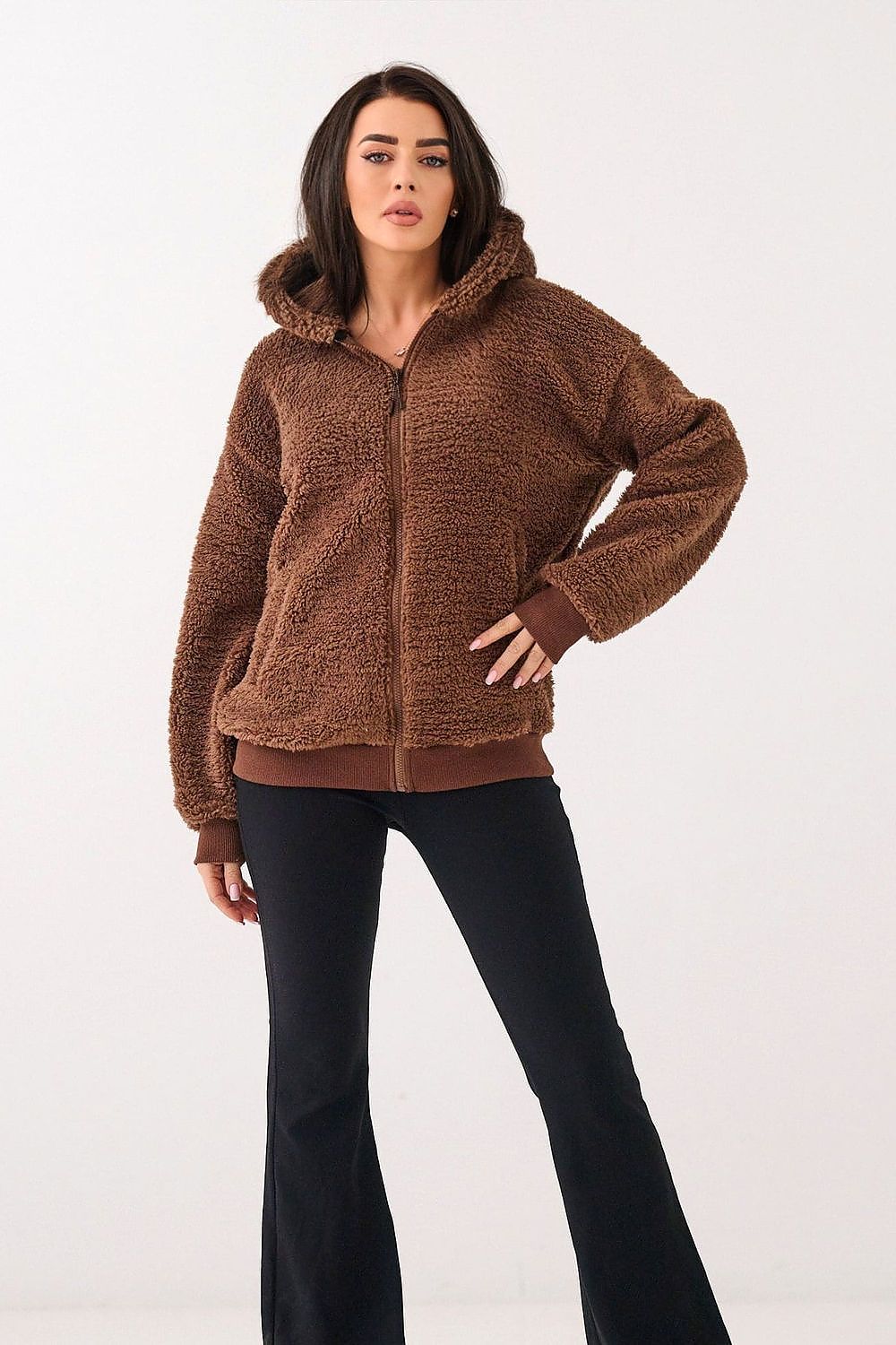   Bluza Damska Model CS-BL-BT1032.98P Brown - Factory Price 