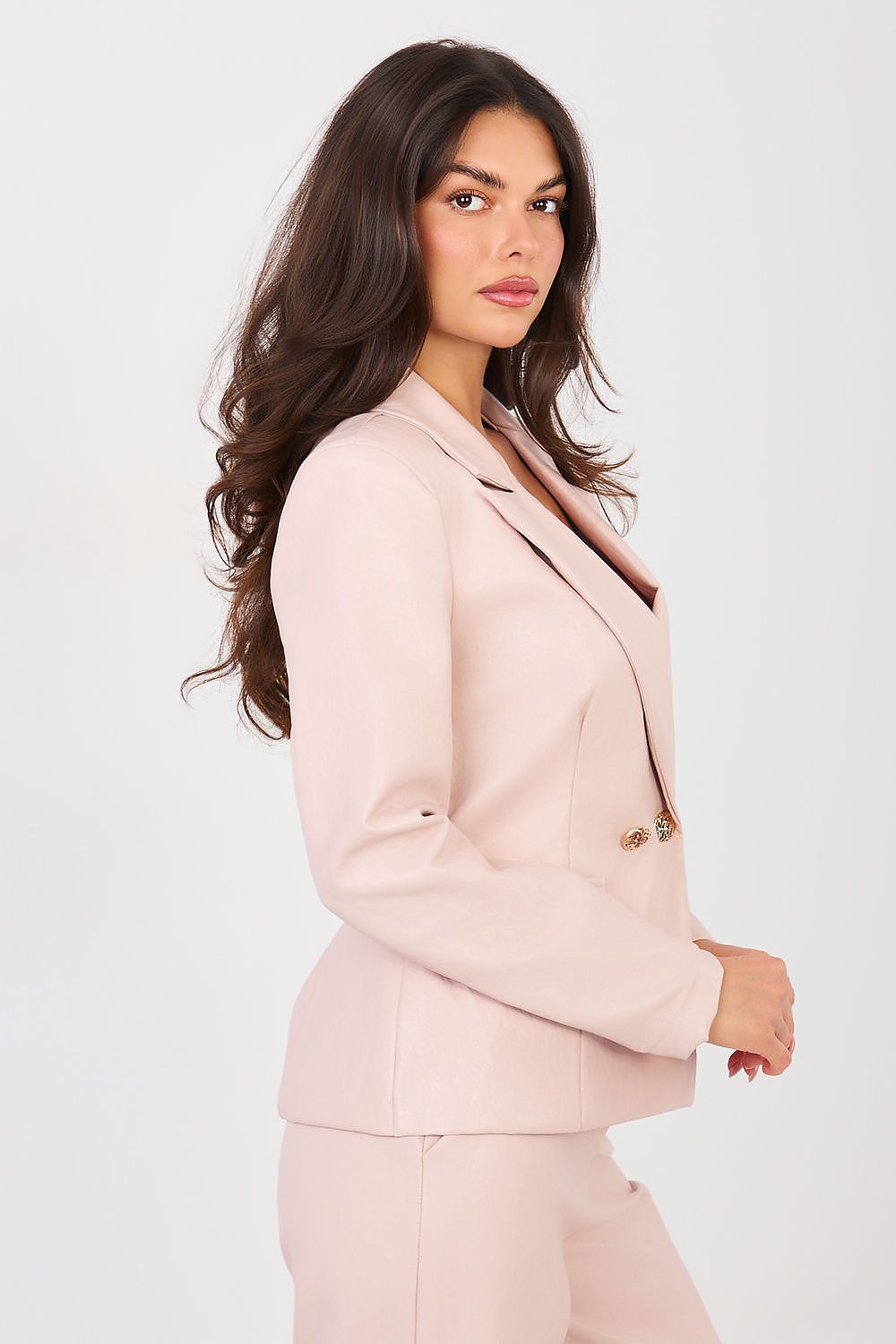   Marynarka Model IT-MA-FL10092.15 Light Pink - Italy Moda 