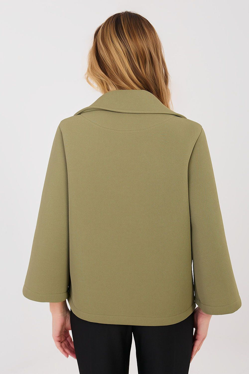   Płaszcz Damski Model IT-KR-FL8159-1.29 Khaki - Italy Moda 