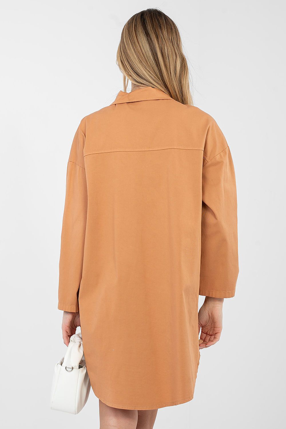 Sukienka Model IT-SK-FL6071.70 Dark Orange - Rue Paris 