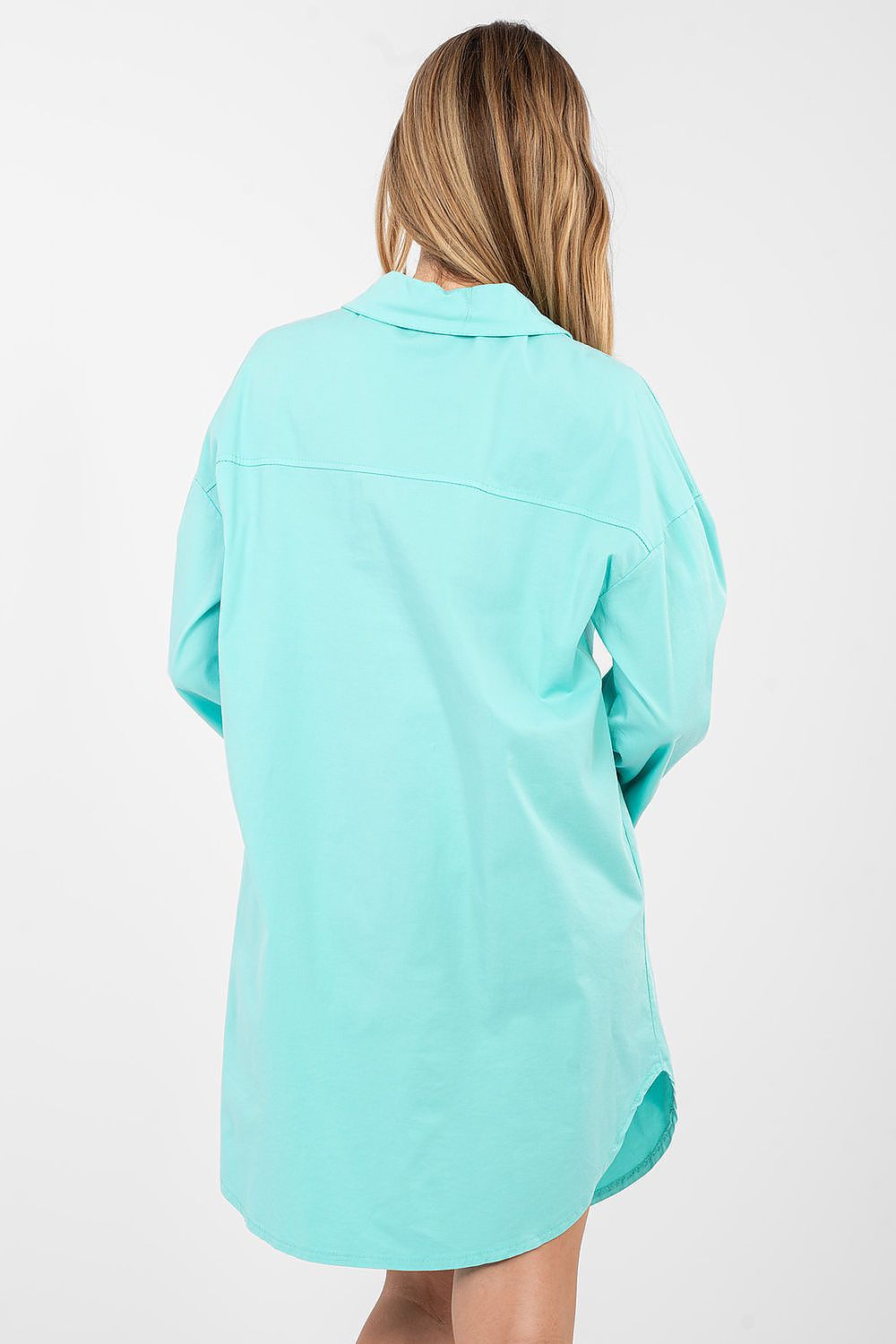  Sukienka Model IT-SK-FL6071.70 Turkus - Rue Paris 