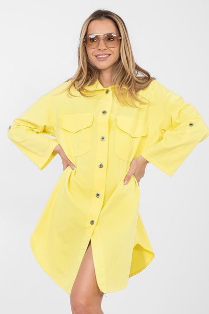  Sukienka Model IT-SK-FL6071.70 Yellow - Rue Paris 
