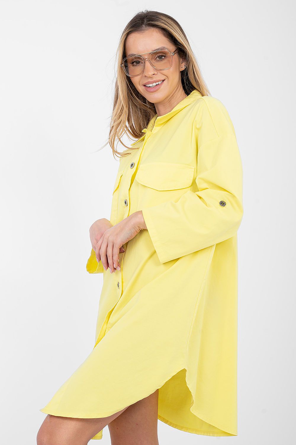  Sukienka Model IT-SK-FL6071.70 Yellow - Rue Paris 