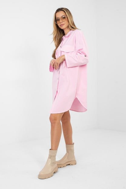  Sukienka Model IT-SK-FL6071.70 Light Pink - Rue Paris 