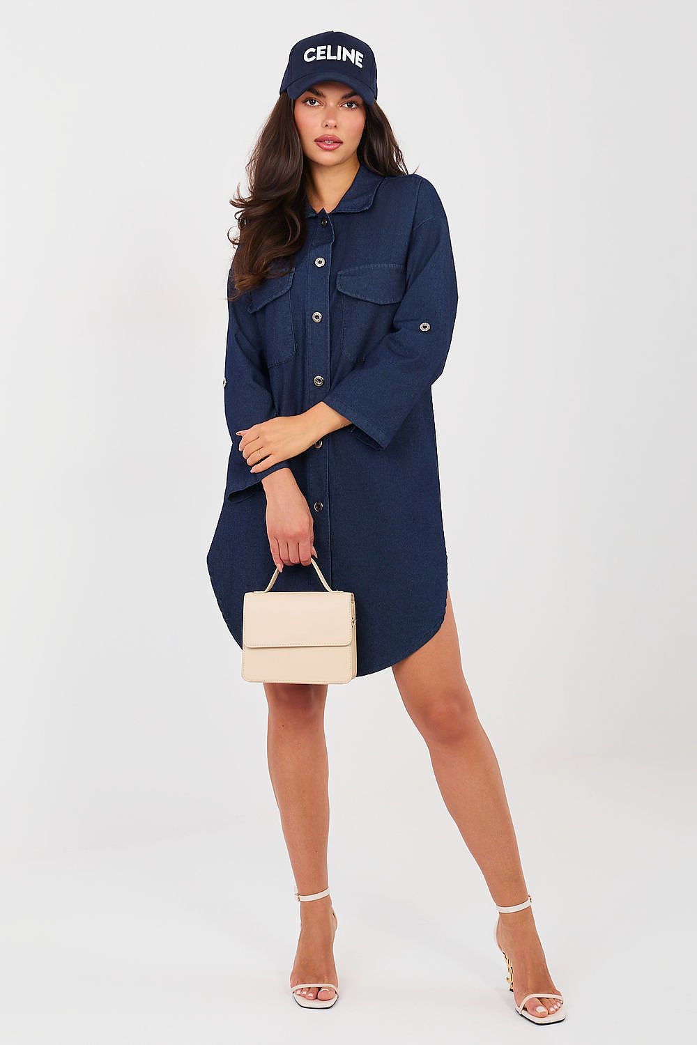 Sukienka Model IT-SK-L6071.93 Navy - Rue Paris 