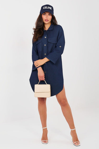  Sukienka Model IT-SK-L6071.93 Navy - Rue Paris 