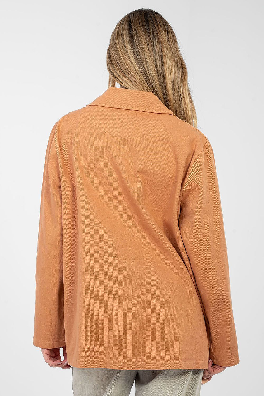   Marynarka Model IT-MA-FL9992.97 Dark Orange - Rue Paris 