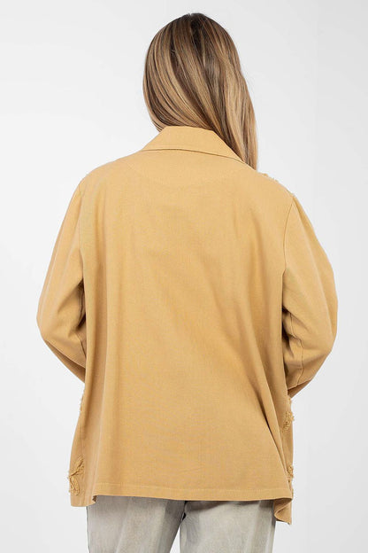   Marynarka Model IT-MA-FL9992.97 Camel - Rue Paris 