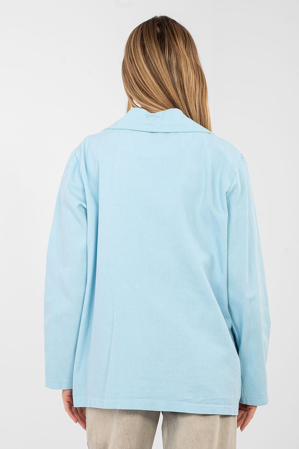   Marynarka Model IT-MA-FL9992.97 Light Blue - Rue Paris 