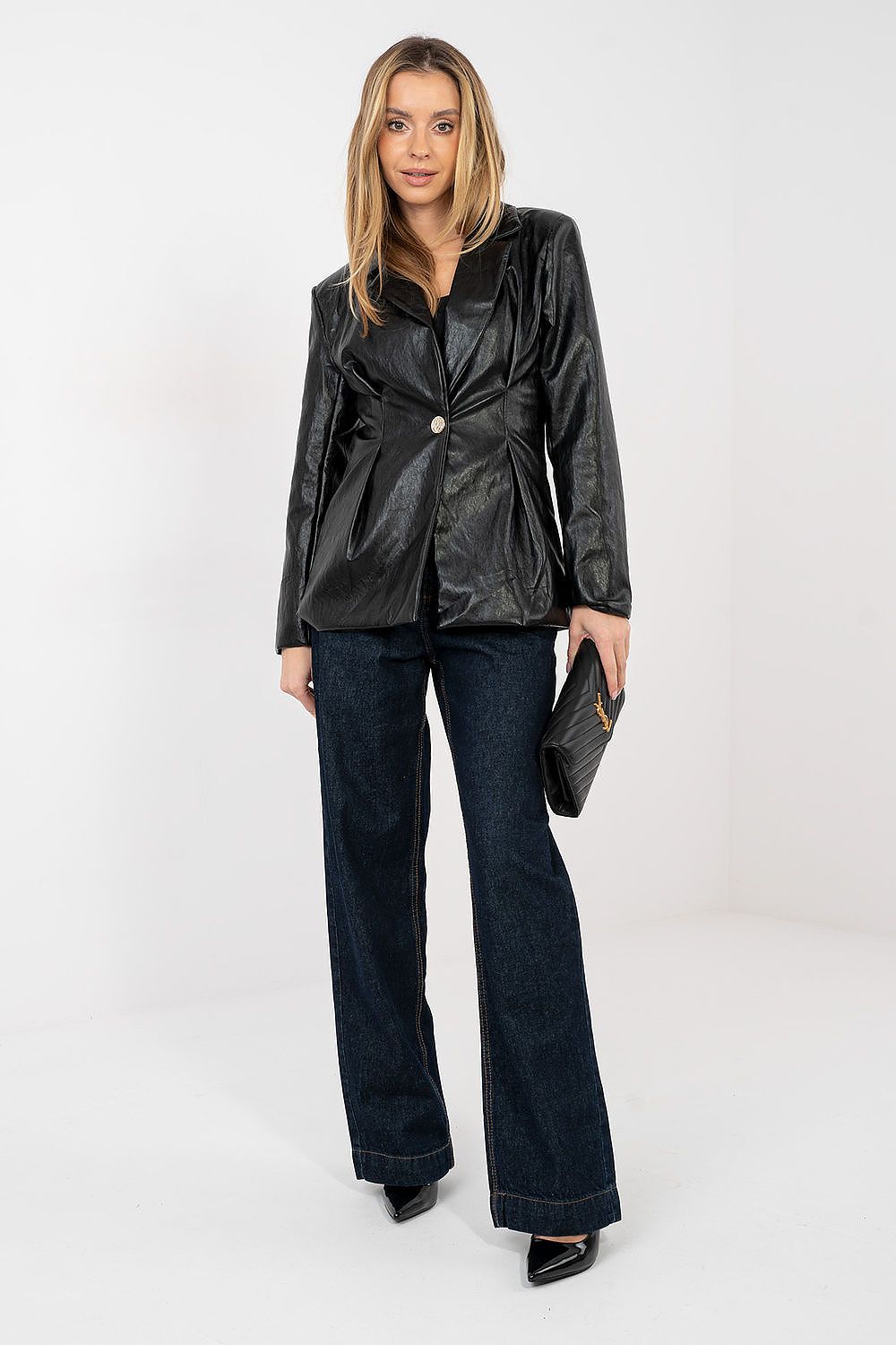   Marynarka Model IT-MA-FL10090.81 Black - Rue Paris 
