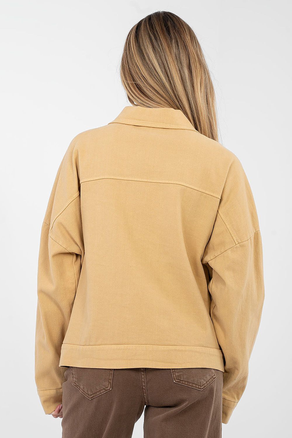   Kurtka Damska Model IT-KR-FL9568.29P Camel - Rue Paris 