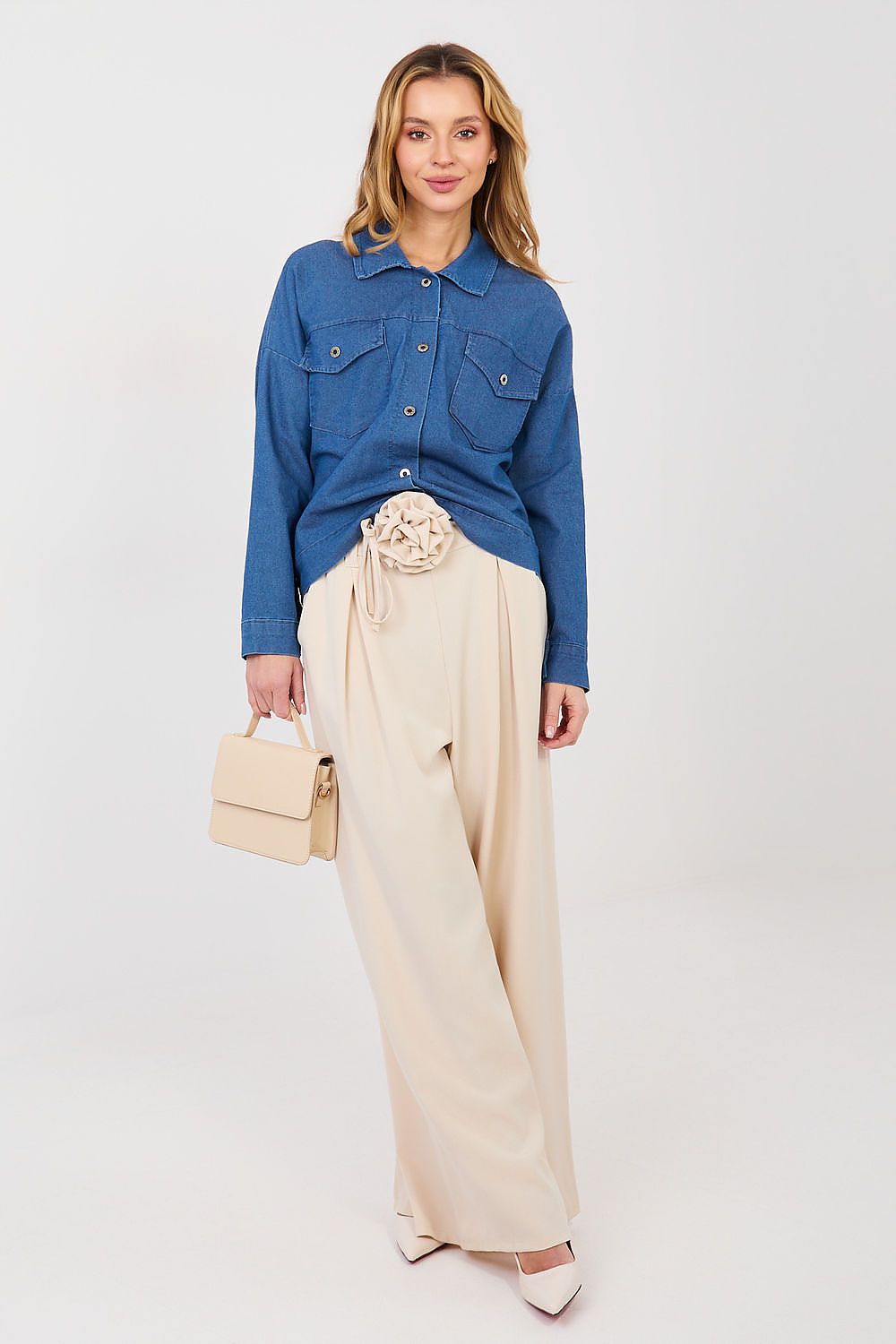   Kurtka Damska Model IT-KR-FL9568.29P Blue - Rue Paris 